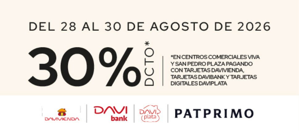 Pat Primo - 20%Dcto en tu compra por ser suscriptor de EL TIEMPO