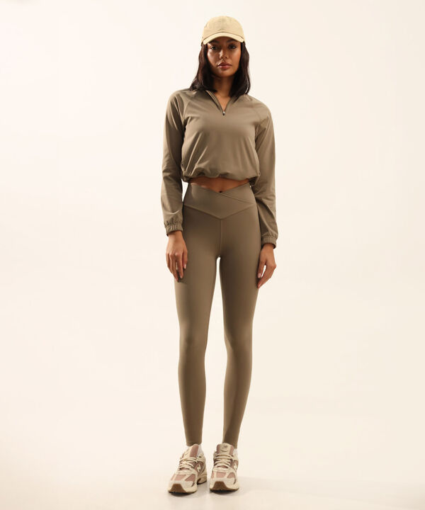 Leggins Pretina Cruzada Aerius Skin, Mocca image number null