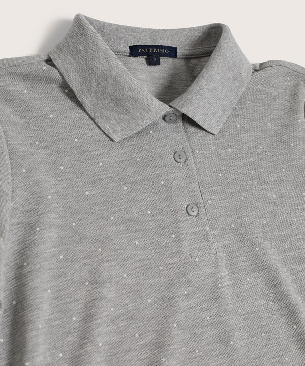 Polo Estampada Manga Corta