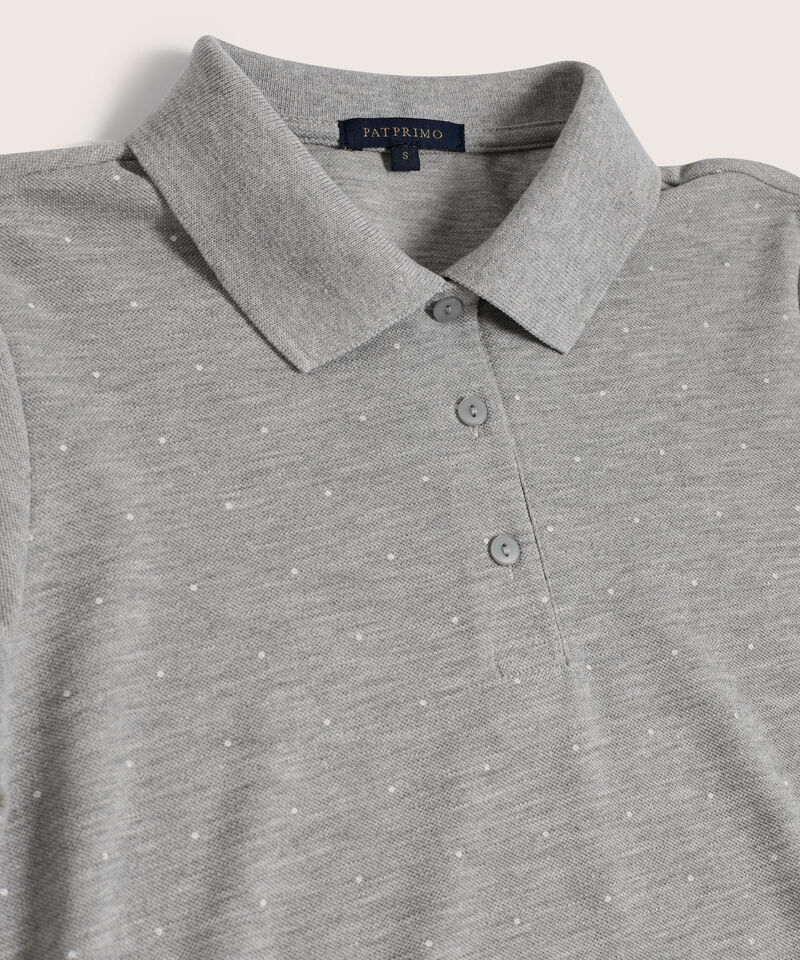 Polo Estampada Manga Corta