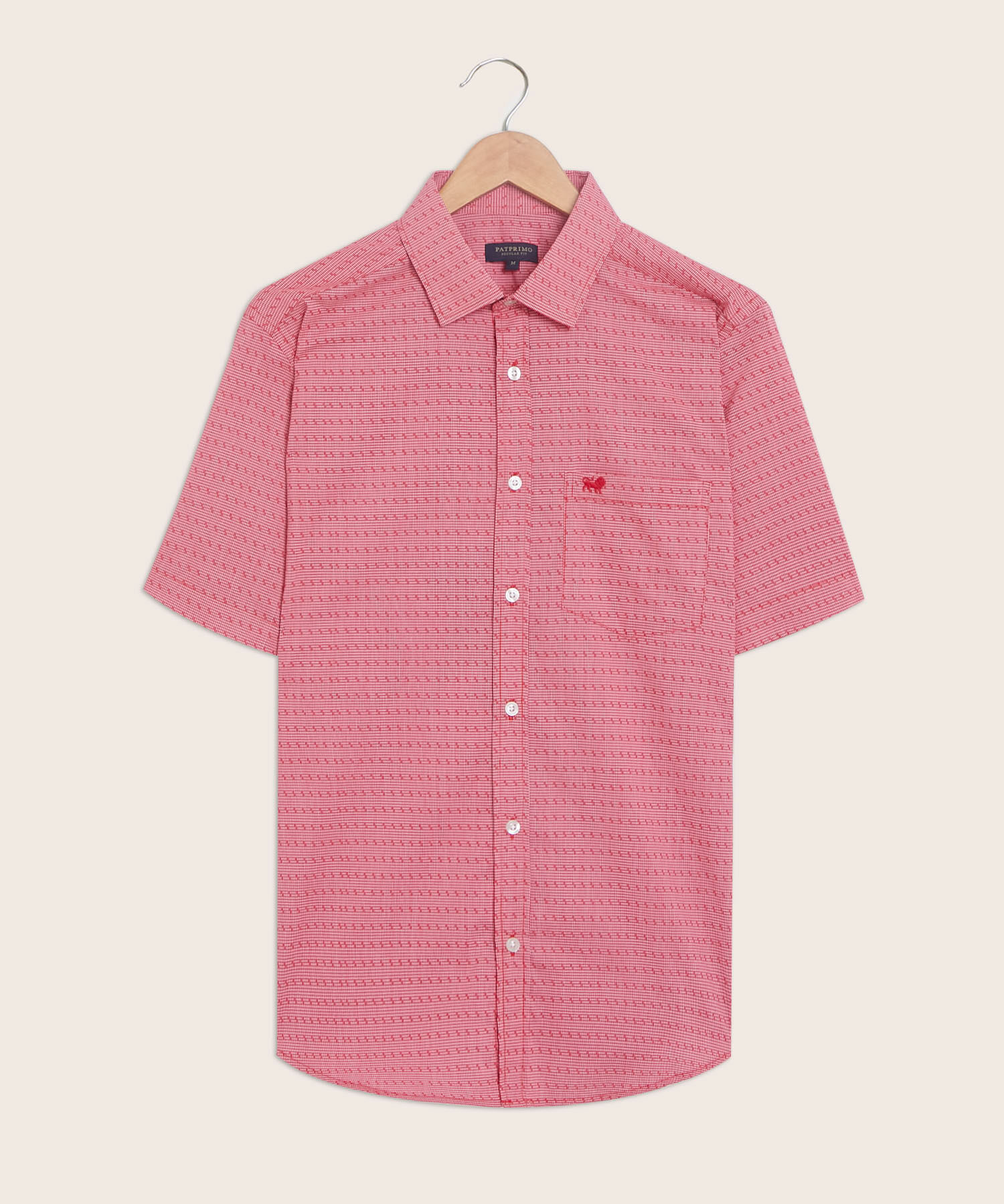Camisa Manga Corta Con Bolsillo