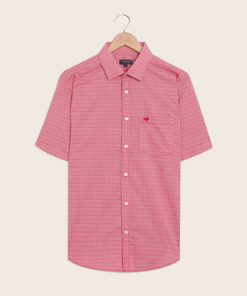 Camisa Manga Corta Con Bolsillo
