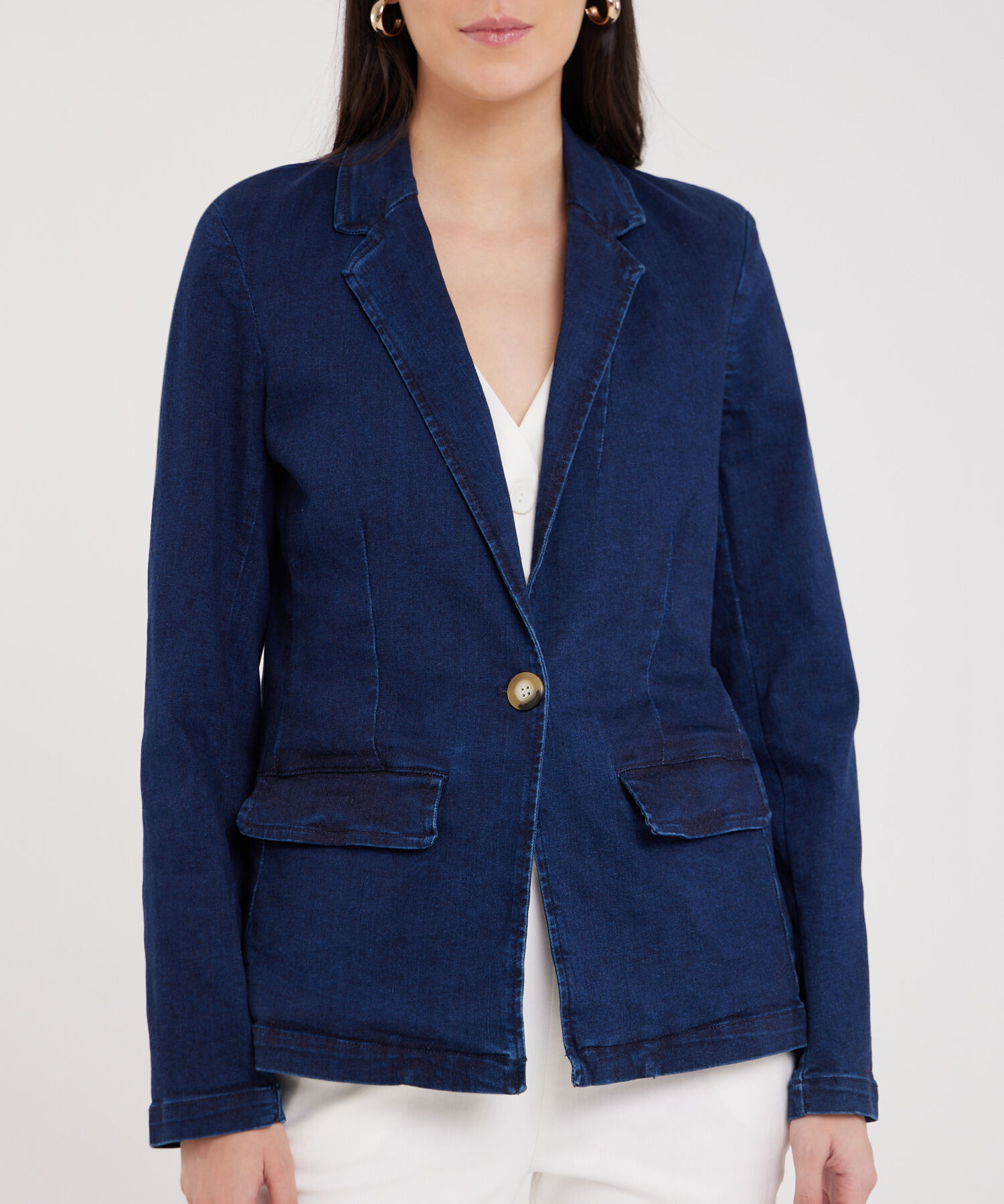 Blazer Femenino Tono Oscuro