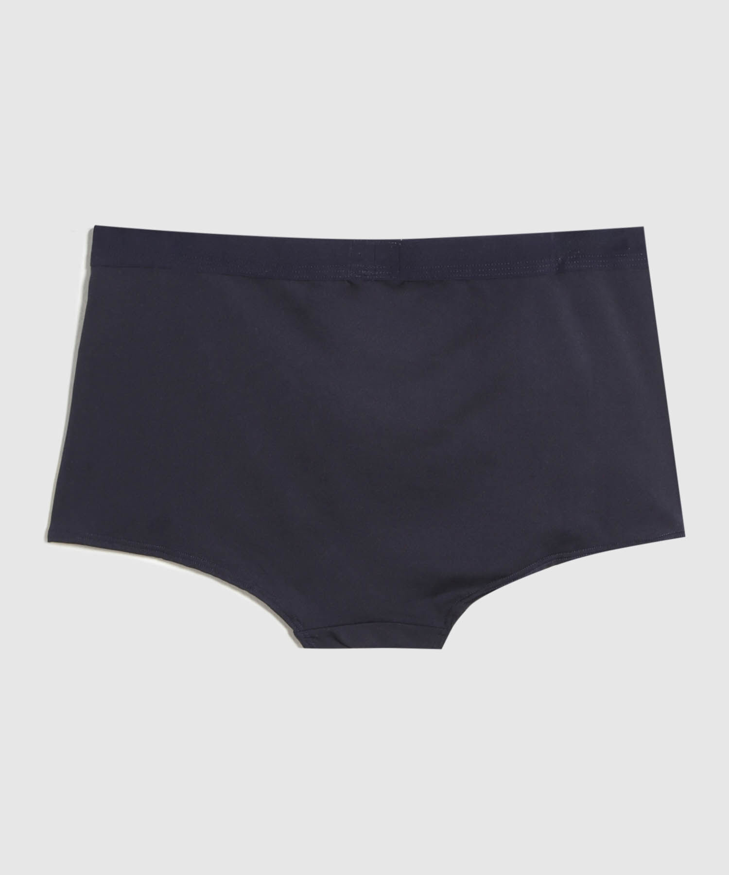 Boxer Tiro Alto En Microfibra Unicolor 