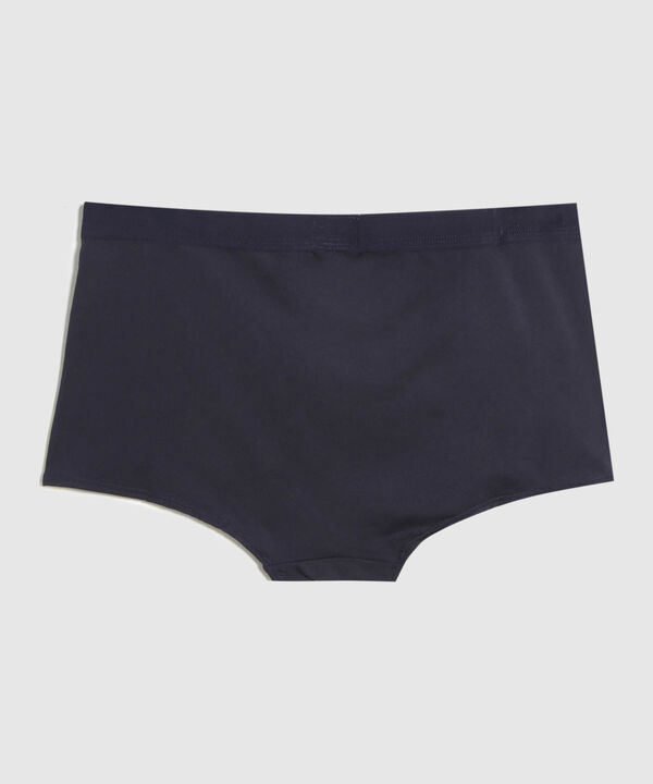 Boxer Tiro Alto En Microfibra Unicolor  image number null