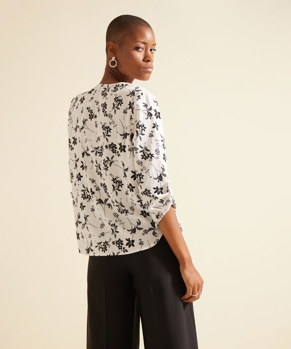 Blusa Manga 3/4 Estampada Monoproducto