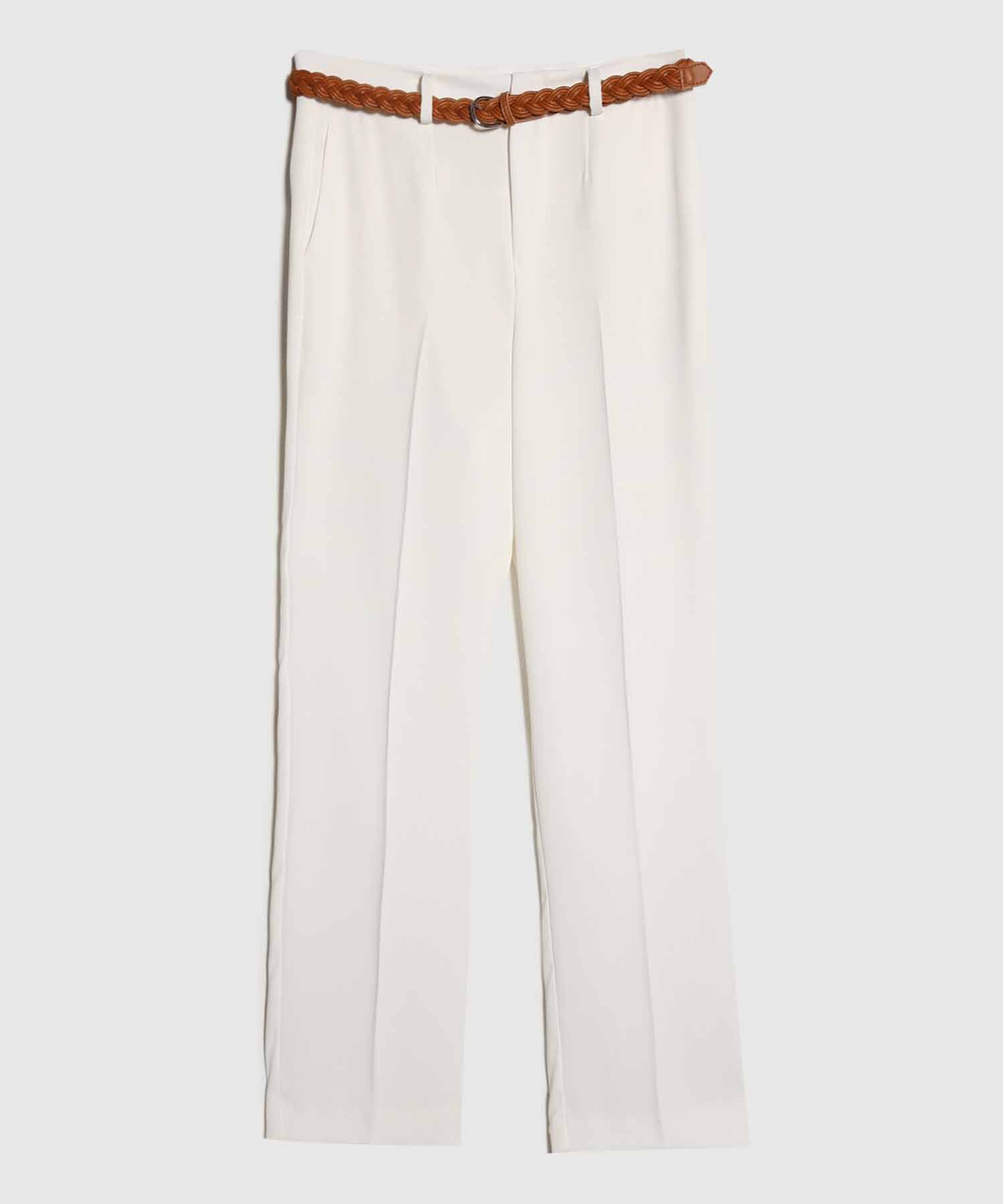 Pantalón Chino con Cinturón