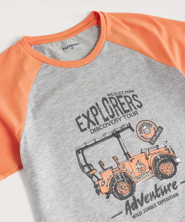 Pijama Niño Camiseta Manga Corta