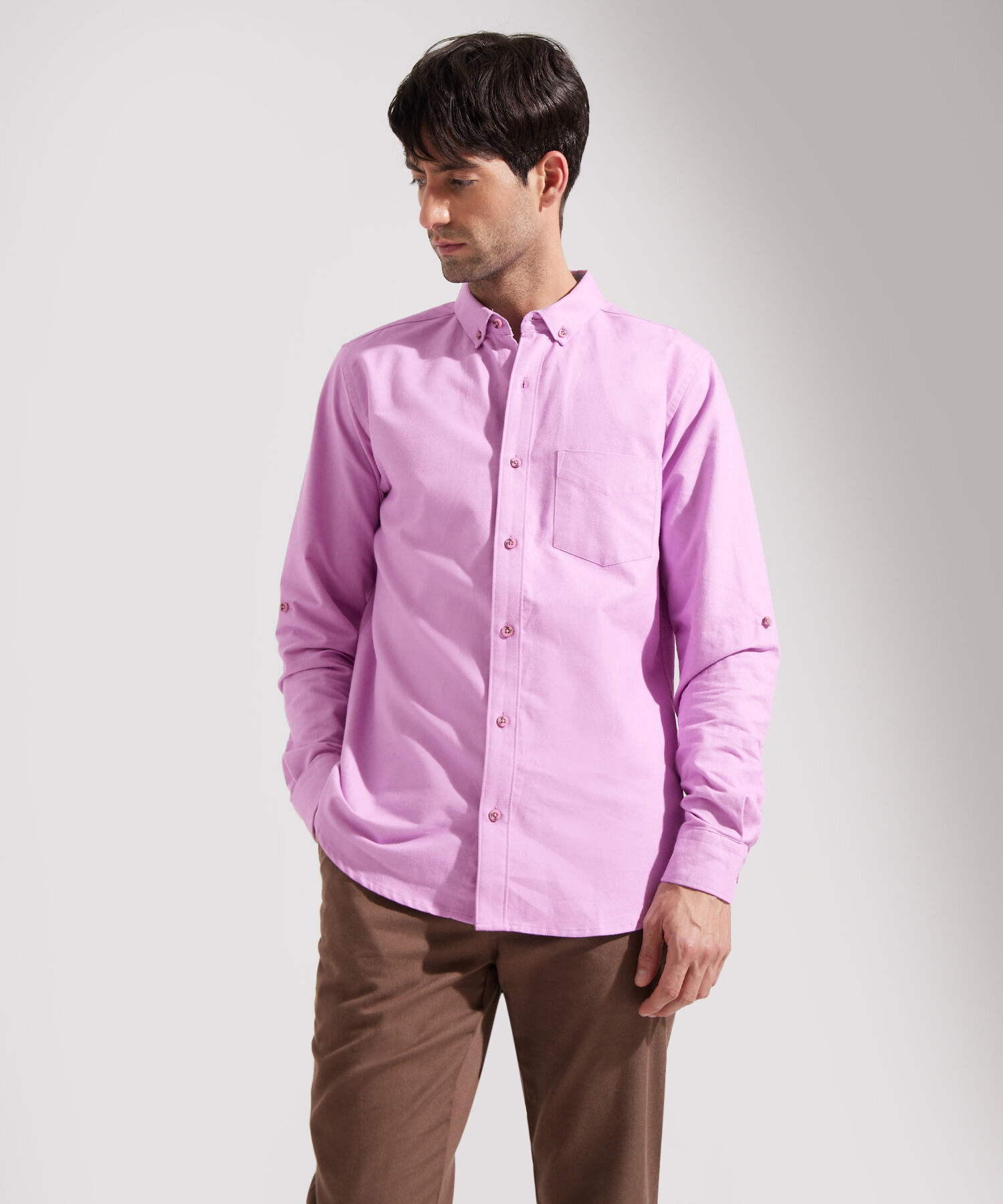 Camisa Oxford con Bolsillo