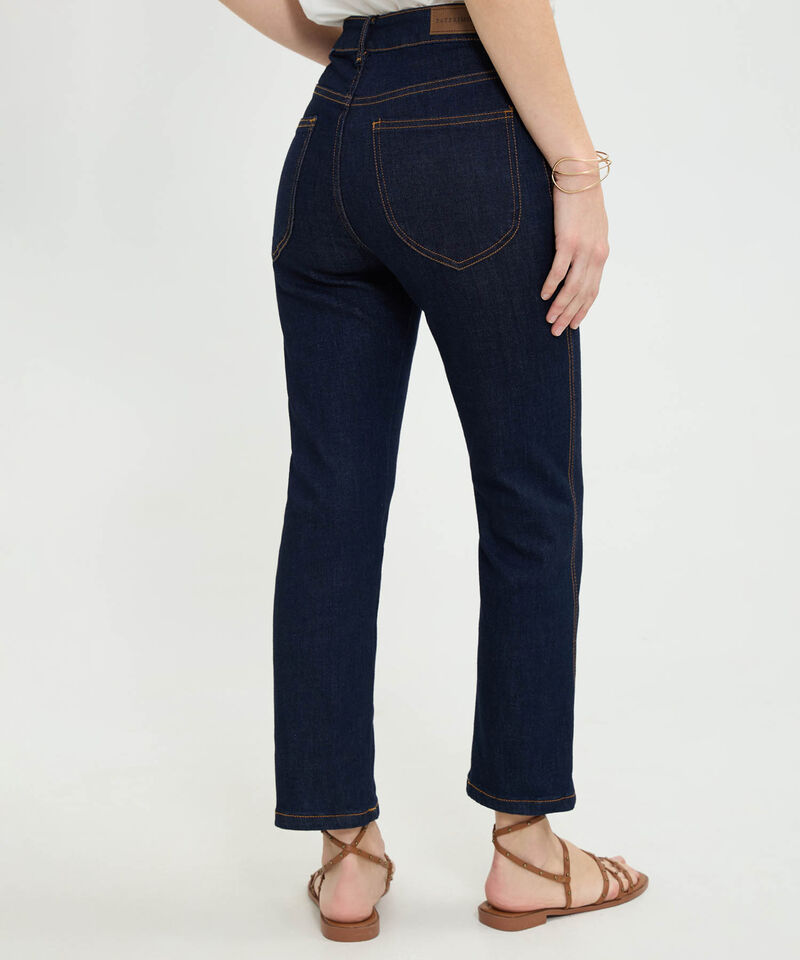 Jean Straight Femenino Tono Raw