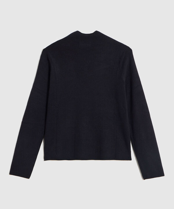 Saco Tejido Cuello Alto para Mujer image number null