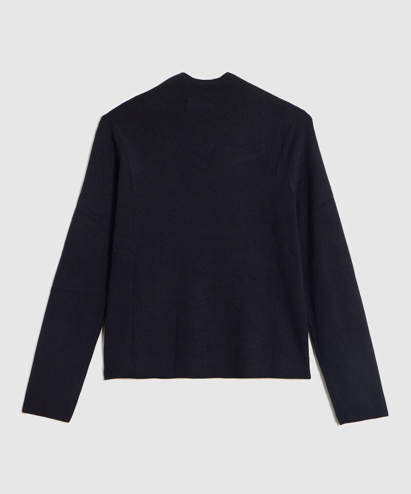 Saco Tejido Cuello Alto para Mujer