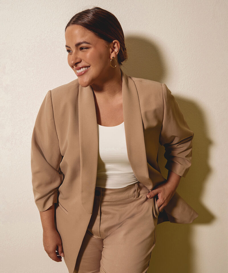 Blazer Manga 3/4 con Solapas