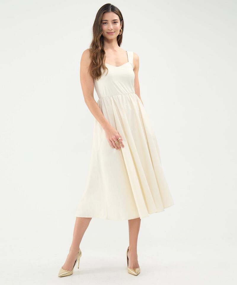 Vestido Midi en Bloques