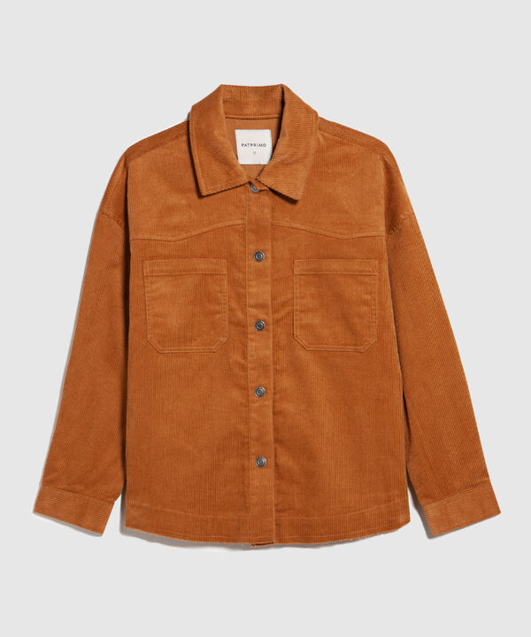Sobrecamisa en Efecto Pana