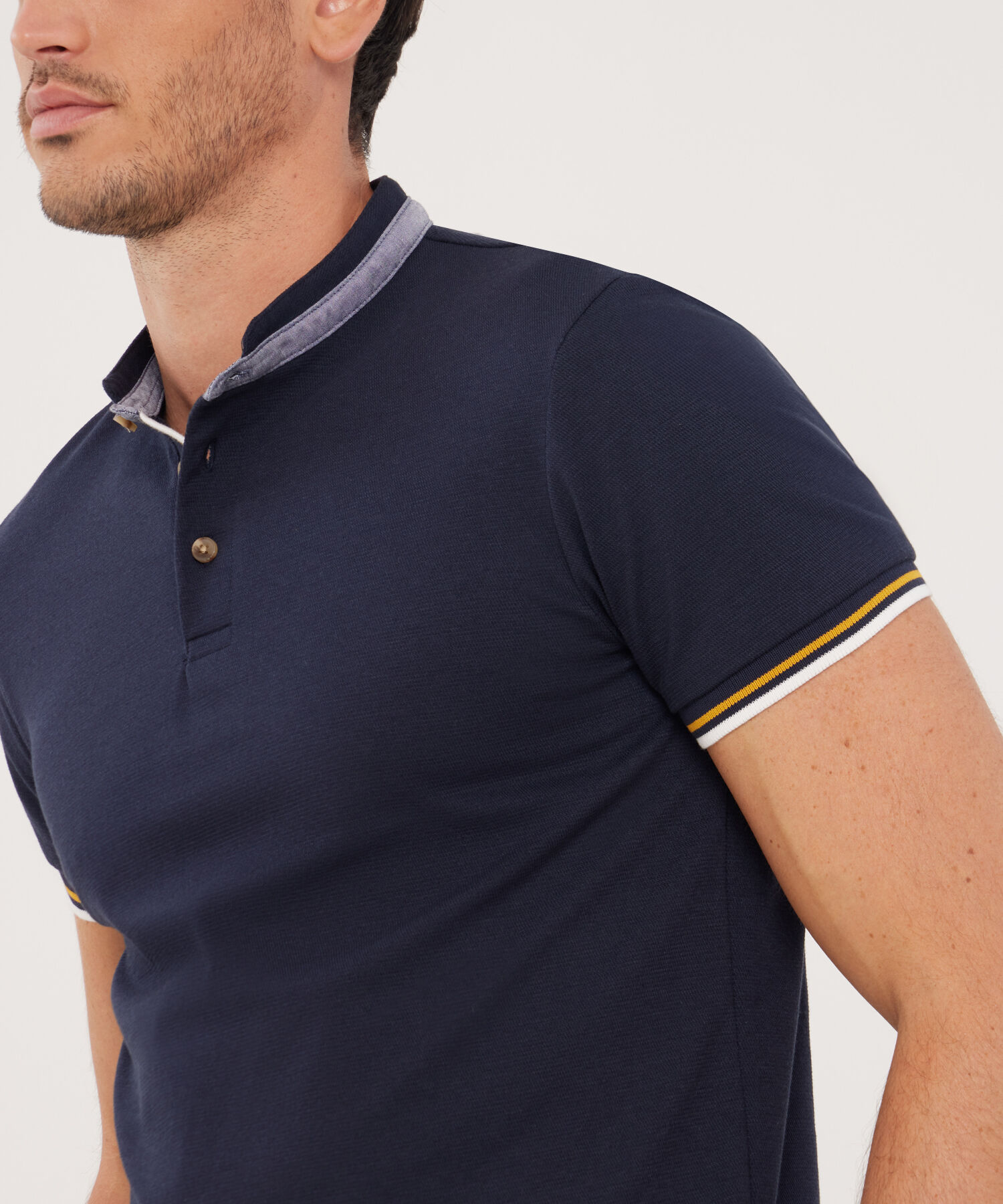 Polo Unicolor Cuello Neru