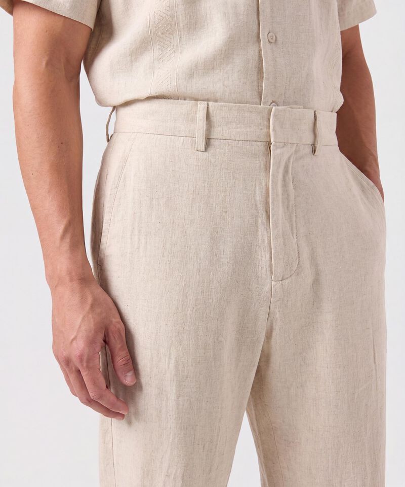 Pantal&oacute;n Unicolor Fresco Para Hombre