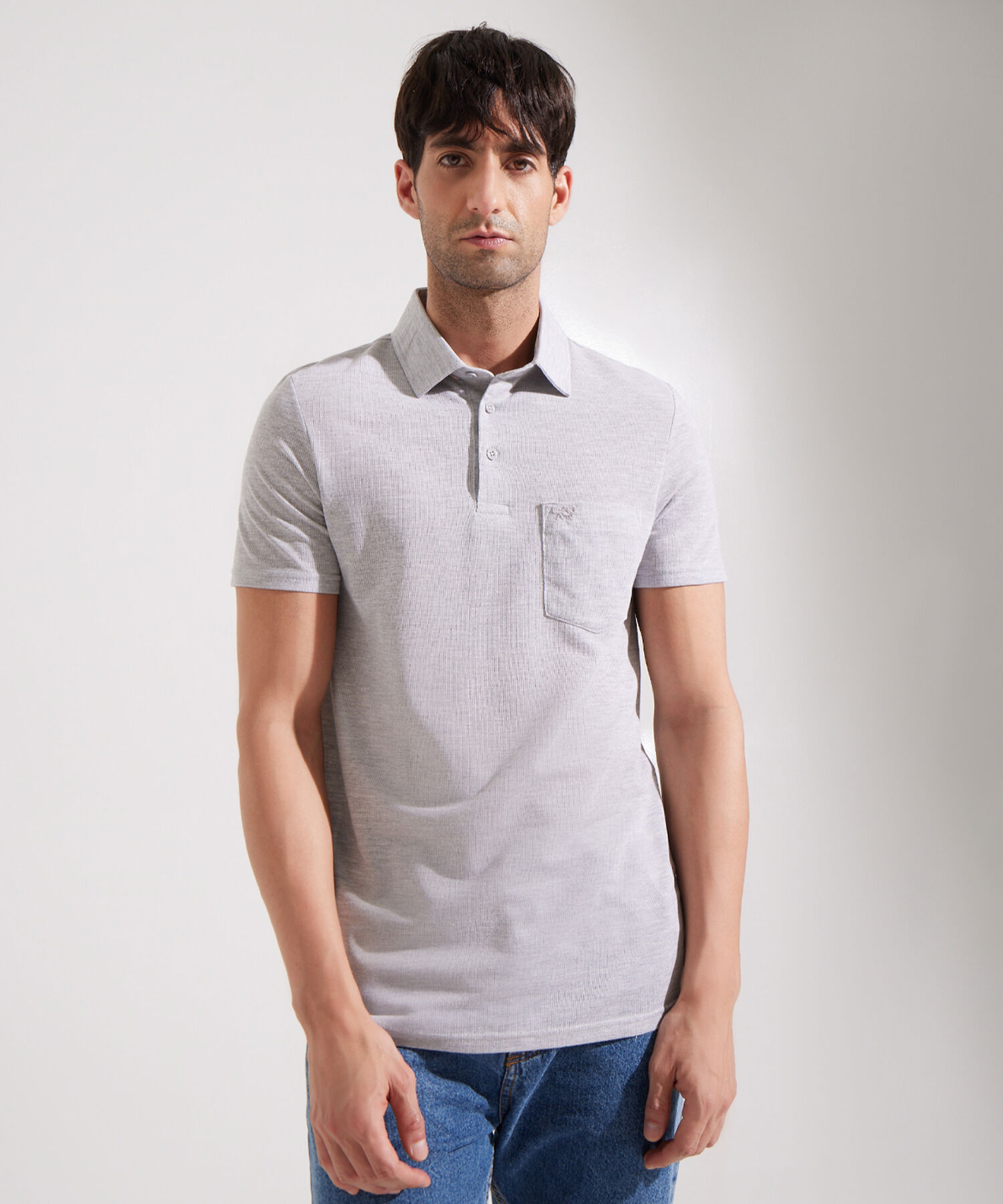 Polo  Cuello Duro Con Bolsillo - Silueta Slim Fit, Kairós
