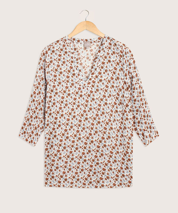 Blusa Cuello Neru Y Cuello En V