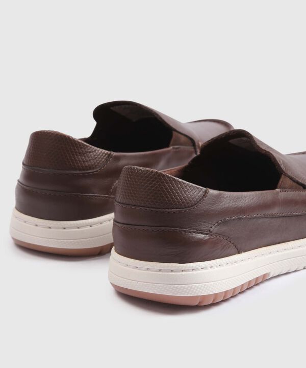 Mocasines Driver en Cuero