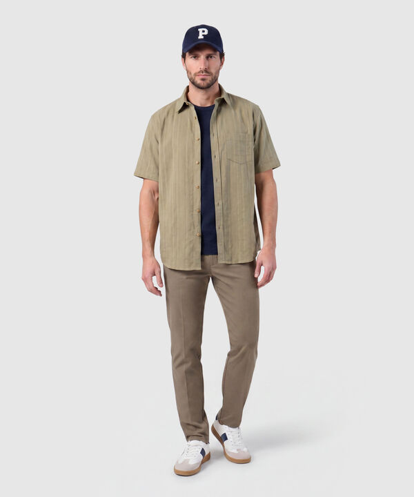 Camiseta Tejida Cuello Redondo Hombre