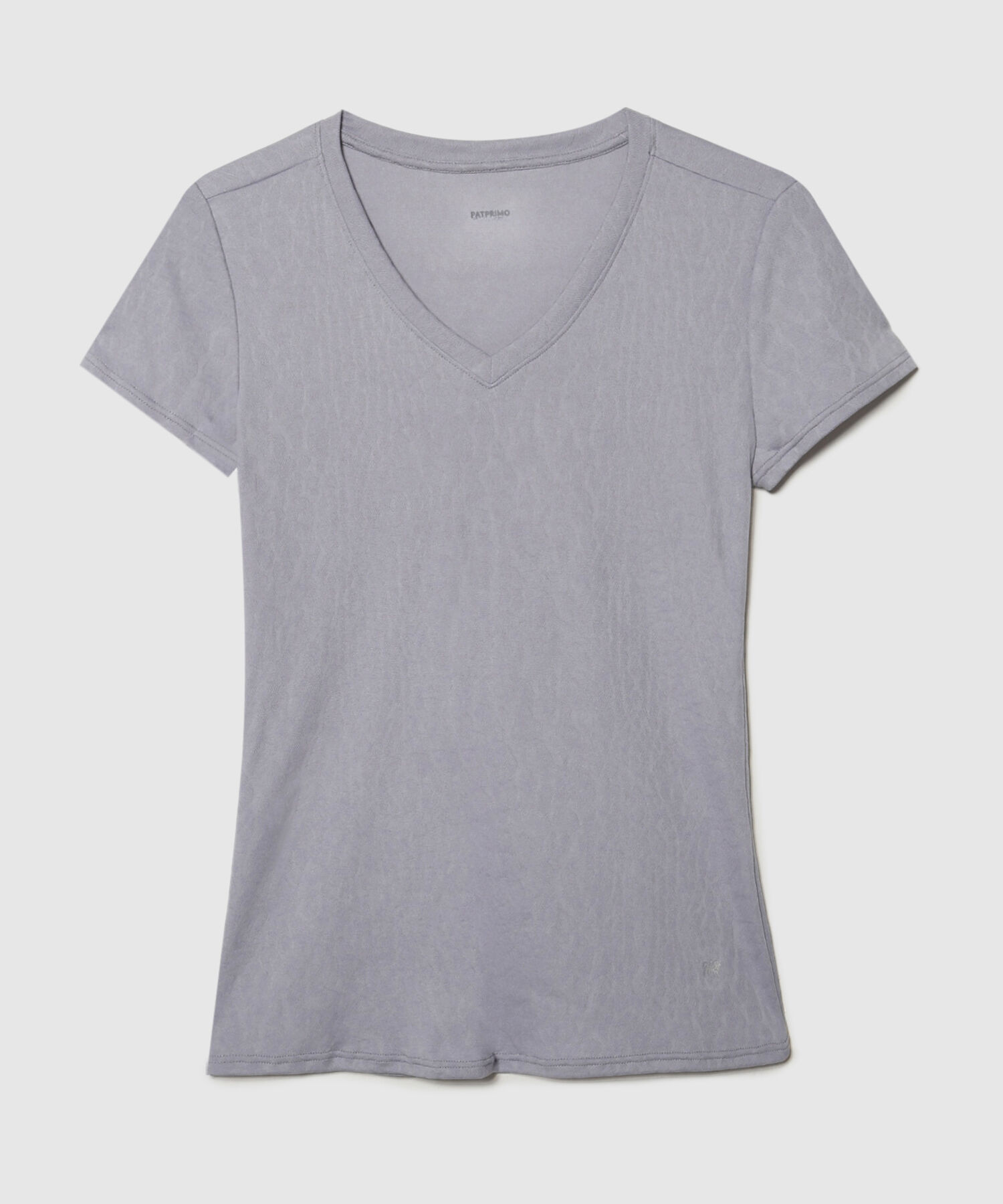 Camiseta Unicolor Texturizada