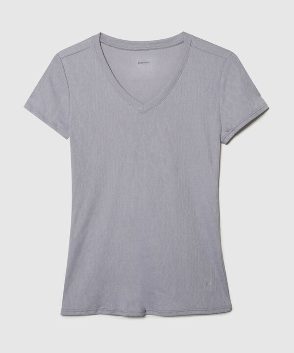 Camiseta Unicolor Texturizada