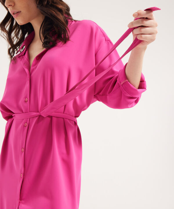 Vestido Corto Con Cuello Camisero image number null