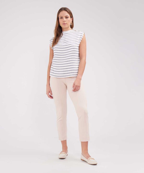 Leggins Unicolor Recto Con Pretina Interna image number null