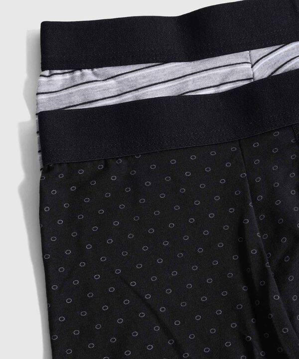 Set X2 B&oacute;xers Medios Estampados Para Hombre