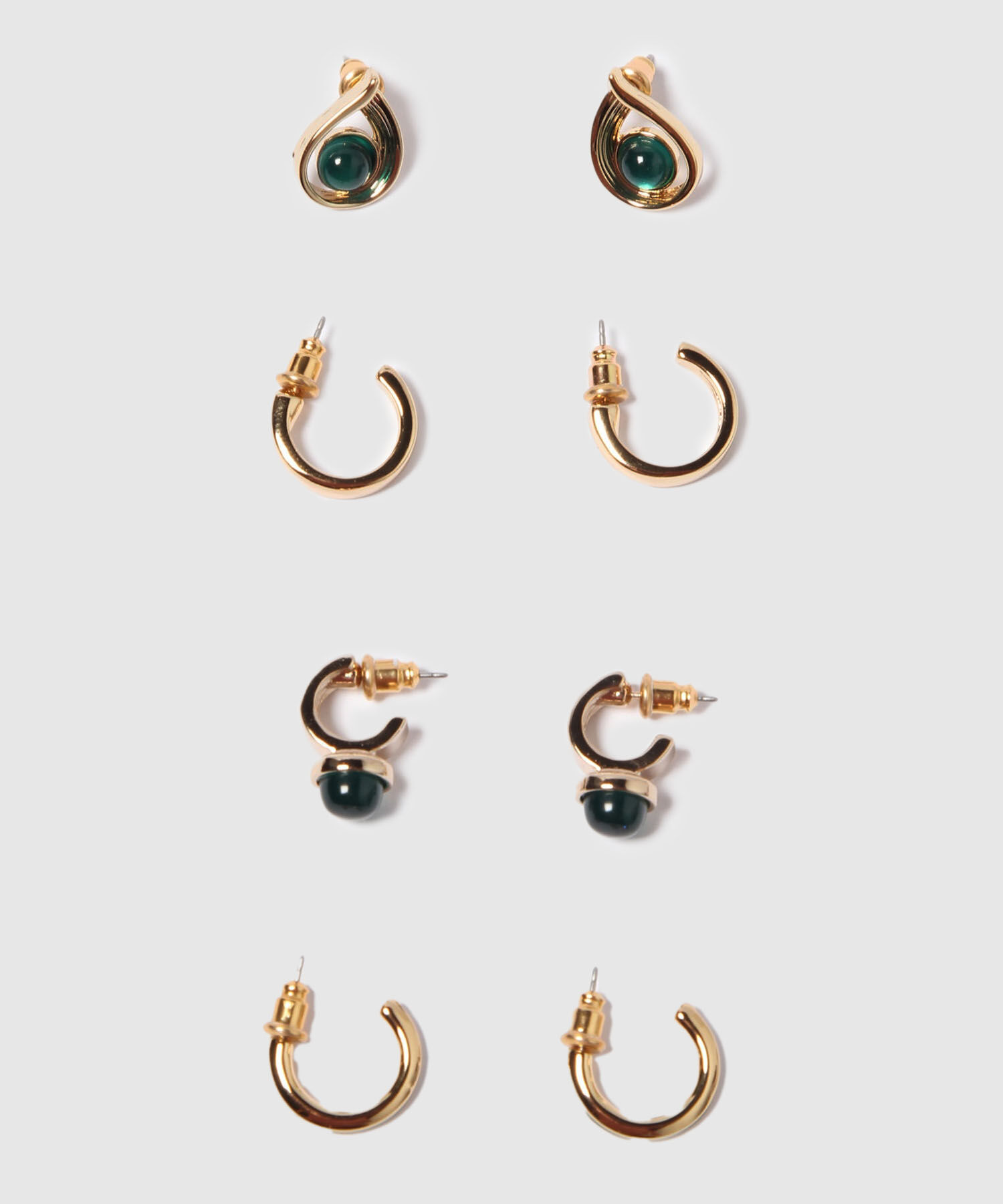 Aretes Set X 4 Pares De Aretes Ref. Kf232-0442