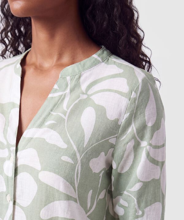Blusa Manga Ajustable Para Mujer