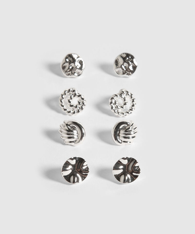 Aretes Set X 4 Pares Ref. Kf241-0781