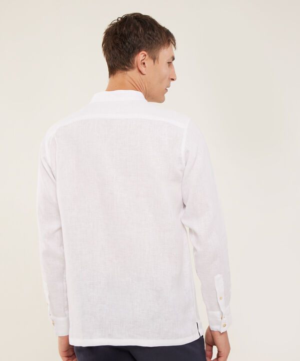 Camisa Guayabera Cuello Neru Manga Larga image number null