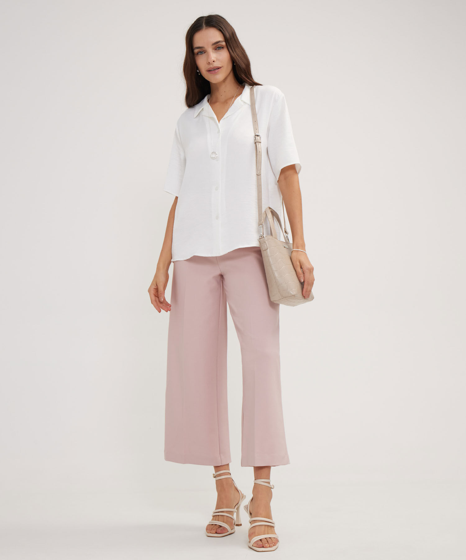 Camisa Cuello Resort Unicolor