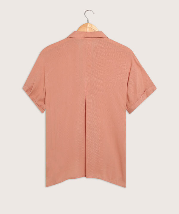 Camisa Manga Corta Con Pechera