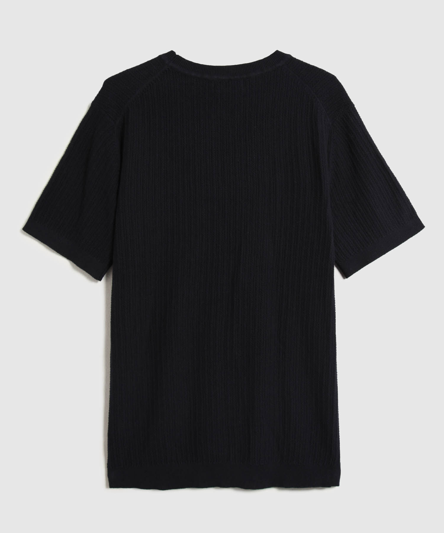 Camiseta Texturizada Cuello Redondo 