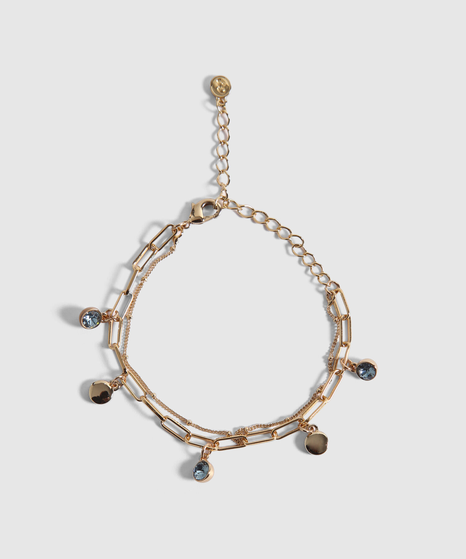 Pulsera Doble con Brillos