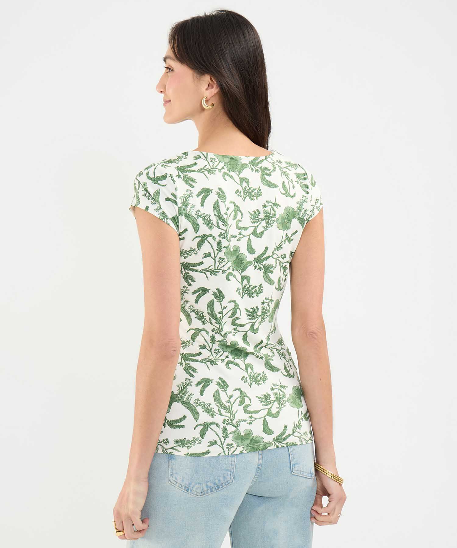 Blusa Estampado Botánico