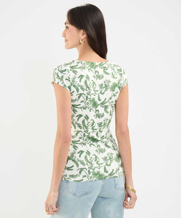 Blusa Estampado Botánico