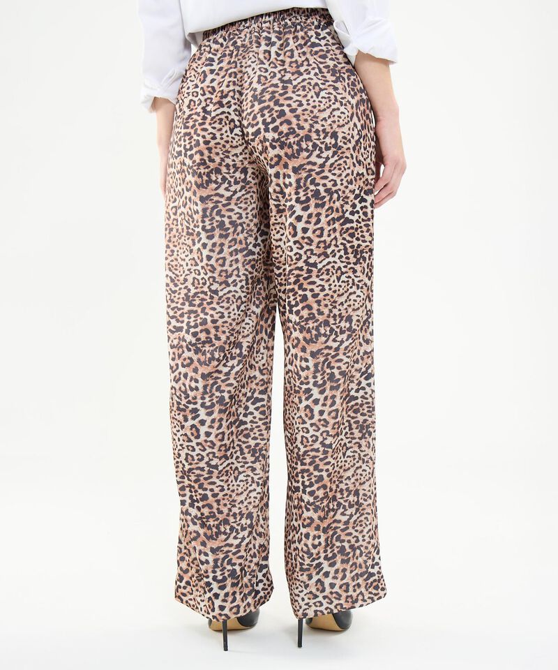 Pantalón Satinado Animal Print