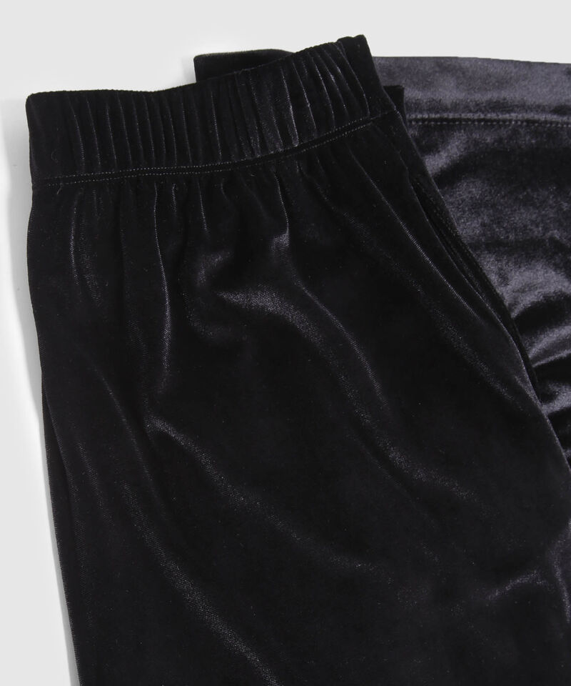 Pantalon Con Textura Unicolor 