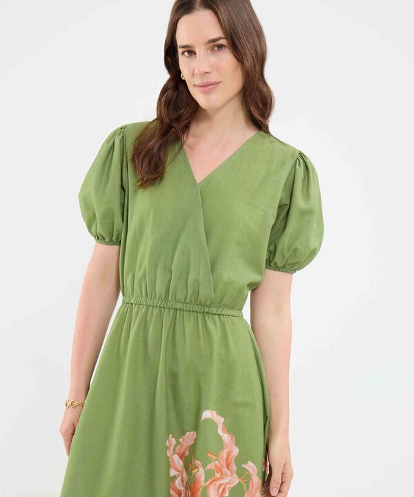 Vestido estampado para mujer image number null