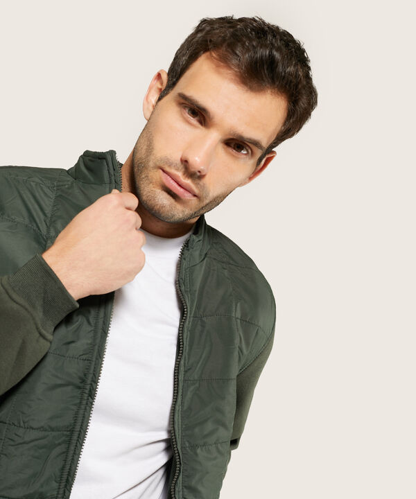 Chaqueta Acolchada De Punto