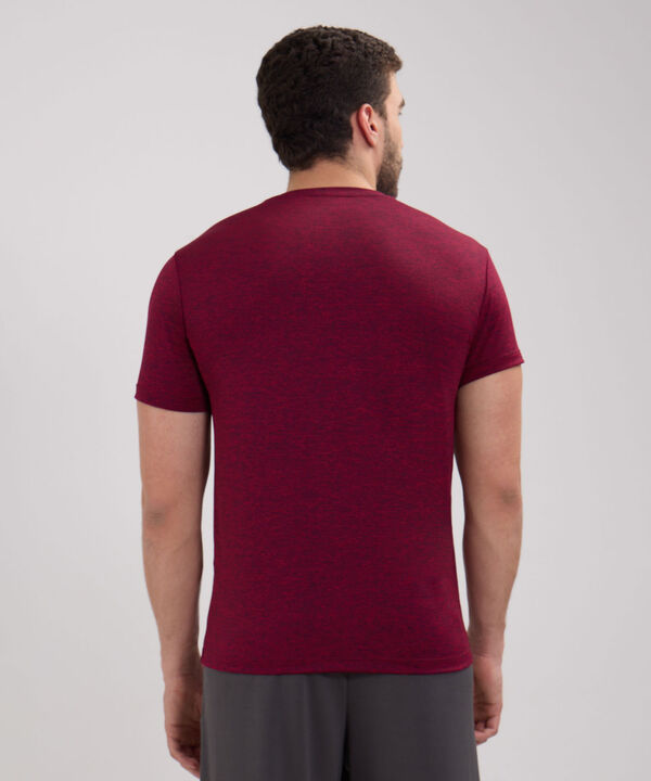 Camiseta Manga Corta Cuello Redondo Jaspe