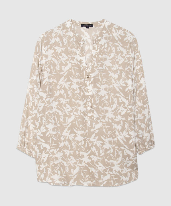 Blusa Manga 3/4 Estampada