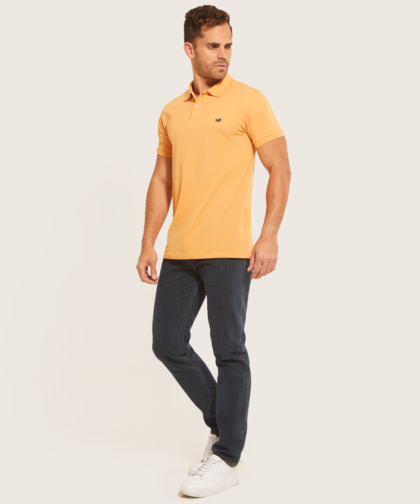 Polo Tejido Unicolor Cuello Y Puños Tejidos,Sin Bolsillo Con Hiladillo. image number null