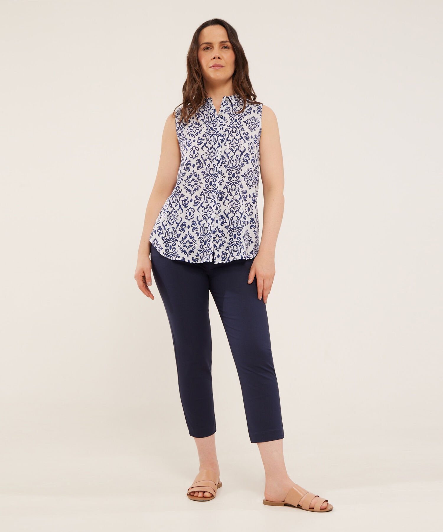 Camisa Manga Sisa Estampada