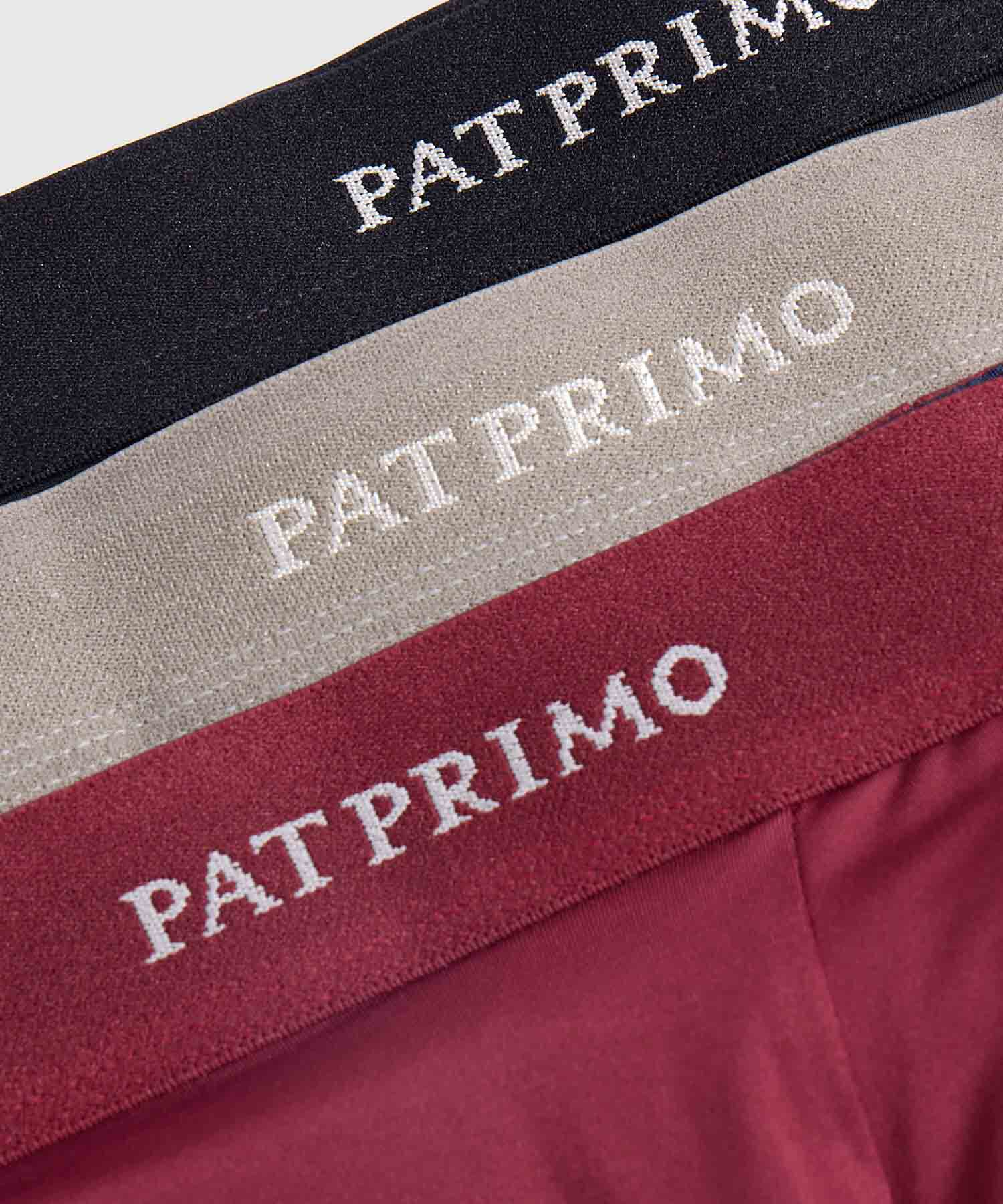 Set X3 B&oacute;xers Medios El&aacute;stico Visible Hombre