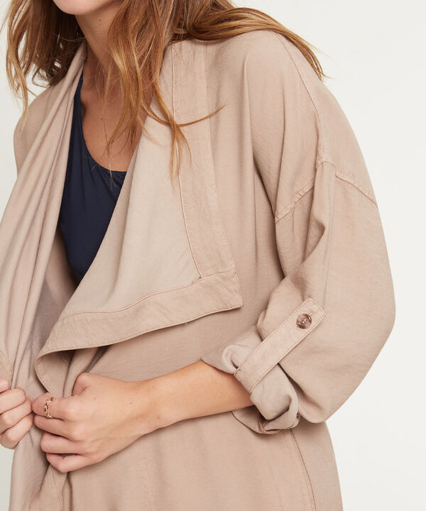 Chaqueta Unicolor Con Charretera image number null